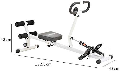 DSHUJC Máquina de Remo, máquina de Remo para Remo de Kayak Interior con Seguimiento de Progreso de Resistencia hidráulica 10