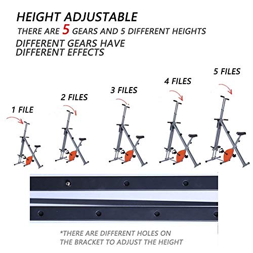 DSHUJC Stoge Máquina de Escalada Vertical Plegable 2 en 1 Escalada Paso a Paso-Ejercicio Bicicleta Plegable-Altura Ajustable-Pantalla Digital Inteligente-para Gimnasio DSHUJC Stoge Máquina de Escalada Vertical Plegable 2 en 1 Escalada Paso a Paso-Ejercicio Bicicleta Plegable-Altura Ajustable-Pantalla Digital Inteligente-para Gimnasio