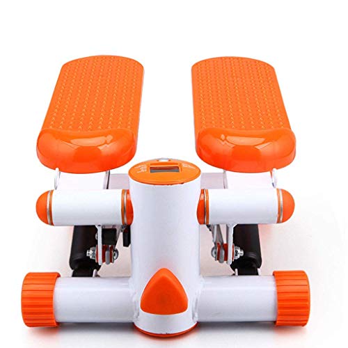 DSHUJC Swing Stepper, Step Adelgazamiento aeróbico, Equipo de Gimnasia, Trajes de Neopreno domésticos, Entrenamiento de Escalada para Correr, Caderas, Naranja