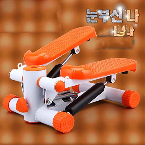 DSHUJC Swing Stepper, Step Adelgazamiento aeróbico, Equipo de Gimnasia, Trajes de Neopreno domésticos, Entrenamiento de Escalada para Correr, Caderas, Naranja