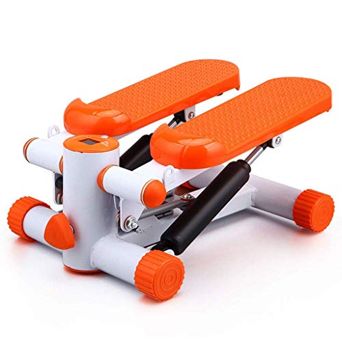 DSHUJC Swing Stepper, Step Adelgazamiento aeróbico, Equipo de Gimnasia, Trajes de Neopreno domésticos, Entrenamiento de Escalada para Correr, Caderas, Naranja