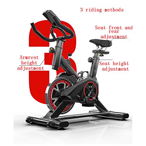 DSMGLRBGZ Bicicleta Spinning, Pedales Estaticos Pedaleador Bicicletas Estaticas Spinning Bike Silencioso En El Interior Bicicleta Estática para Inicio Fitness Entrenador Equipo De Gimnasia