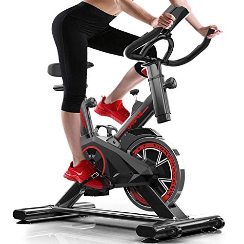 DSMGLRBGZ Bicicleta Spinning, Pedales Estaticos Pedaleador Bicicletas Estaticas Spinning Bike Silencioso En El Interior Bicicleta Estática para Inicio Fitness Entrenador Equipo De Gimnasia