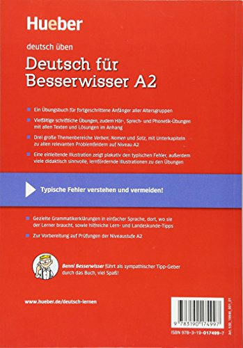 DT.ÜBEN Dt.f.Besserwisser A2(L+CD-Aud.): Typische Fehler verstehen und vermeiden (GRAM)