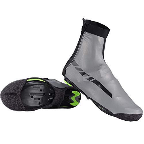 Duan hai rong Al Aire Libre Cubrezapatillas para Bicicleta de Carretera, Impermeables y A Prueba de Viento, Cubrebotas Reflectantes para Bicicleta de Invierno MTB para Hombres y Mujeres Unisexo