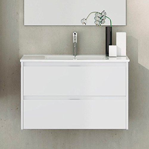 DUCHA.ES Conjunto DE BAĆO MIZAR Fondo REDUCIDO (60X35 cm, Blanco Brillo) DUCHA.ES Conjunto DE BAĆO MIZAR Fondo REDUCIDO (60X35 cm, Blanco Brillo)