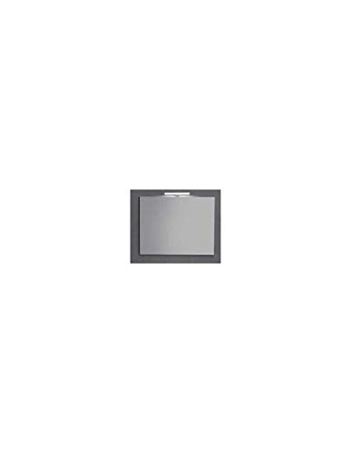 DUCHA.ES Mueble DE BAĆO con Fondo REDUCIDO, Espejo Y Lavabo CERĆMICO INCLUIDOS. Medida Especial 80X35CM Blanco DUCHA.ES Mueble DE BAĆO con Fondo REDUCIDO, Espejo Y Lavabo CERĆMICO INCLUIDOS. Medida Especial 80X35CM Blanco