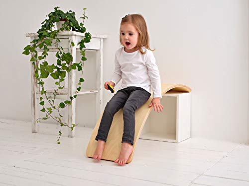 Duck Woodworks Birch Balance Board | Montessori Wooden Board | Rocking Board | Wobble Board Duck Woodworks Birch Balance Board | Montessori Wooden Board | Rocking Board | Wobble Board