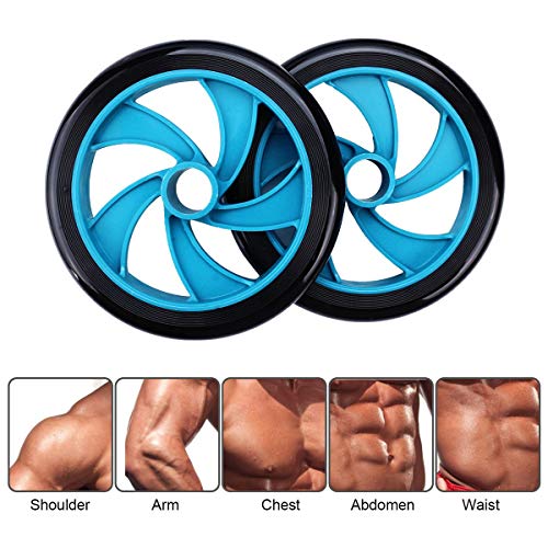 Ducomi Ab Roller abdominales – Rueda abdominal para casa y gimnasio con alfombrilla de rodilla incluida – Rueda Fitness ejercicios espalda, brazos y abdominales, rodillo muscular ABS Wheel Ducomi Ab Roller abdominales – Rueda abdominal para casa y gimnasio con alfombrilla de rodilla incluida – Rueda Fitness ejercicios espalda, brazos y abdominales, rodillo muscular ABS Wheel