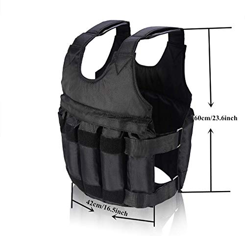 Ducomi Luc Chaleco Lastrado Ajustable - Chaleco de Lastre con Bolsas de Arena Extraíbles - Fitness, Entrenamiento de Gimnasio, Chalecos con Peso, Corpiño Pesado - Pesos NO INCLUIDOS (50 kg) Ducomi Luc Chaleco Lastrado Ajustable - Chaleco de Lastre con Bolsas de Arena Extraíbles - Fitness, Entrenamiento de Gimnasio, Chalecos con Peso, Corpiño Pesado - Pesos NO INCLUIDOS (50 kg)
