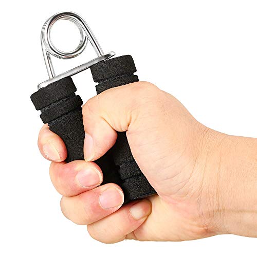 Ducomi Pinza de mano con muelle – Puños de muelles para ejercicios de resistencia para mano, muñeca y antebrazo, aumenta la fuerza y la musculatura de la mano para un agarre sólido