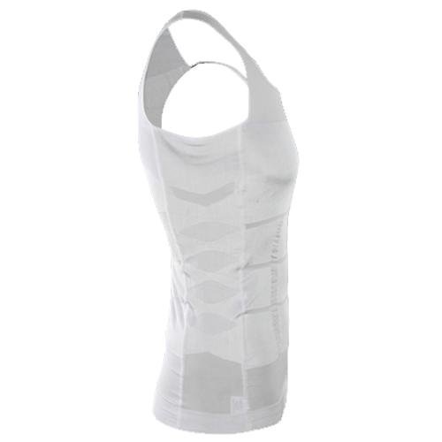 Ducomi Slimshaper - Chaleco para Hombre - Ropa Interior de Efecto Adelgazante Elástico y Formar para el Vientre y la Pérdida de Peso y Grasa - Previene el Dolor de Espalda y Lumbares (Blanco, M)