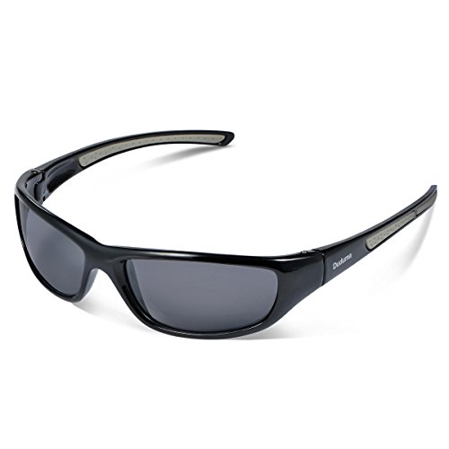 Duduma Gafas de Sol Deportivas Polarizadas Para Hombre Perfectas Para Esquiar Golf Correr Ciclismo TR8116 Súper Liviana Para Hombre y Para Mujer (marco negro con lente negro) Duduma Gafas de Sol Deportivas Polarizadas Para Hombre Perfectas Para Esquiar Golf Correr Ciclismo TR8116 Súper Liviana Para Hombre y Para Mujer (marco negro con lente negro)