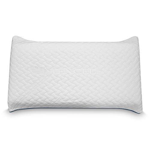 Duérmete Online Almohada Viscoelástica Nature Tencel | Máximo Confort y Excelente Adaptabilidad | Funda Lavable Termorreguladora, Anti-ácaros e Hipoalergénica, 70x40 cm Duérmete Online Almohada Viscoelástica Nature Tencel | Máximo Confort y Excelente Adaptabilidad | Funda Lavable Termorreguladora, Anti-ácaros e Hipoalergénica, 70x40 cm