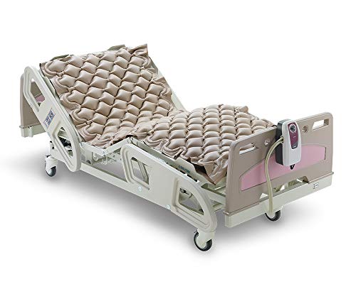 Duérmete Online Colchón Antiescaras con Compresor Serie Oasis | Previene Llagas En La Piel | Peso hasta 100 kg | Fácil Limpieza, Material ignífugo y PVC médico, Medida Universal