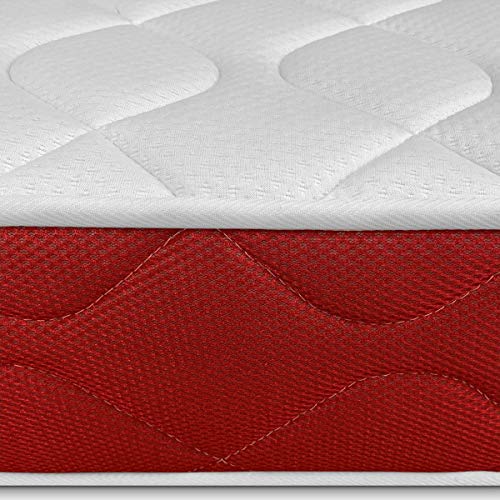 Duérmete Online - Colchón Viscoelástico Lite Reversible (a 2 caras), Muy Transpirable, Blanco, 135 x 190 Duérmete Online - Colchón Viscoelástico Lite Reversible (a 2 caras), Muy Transpirable, Blanco, 135 x 190