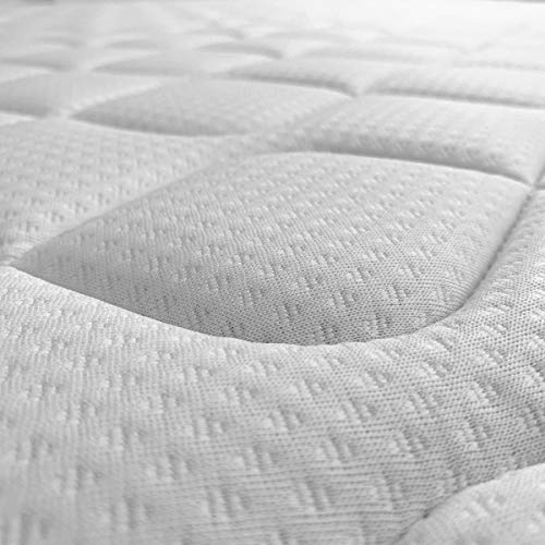 Duérmete Online - Colchón Viscoelástico Lite Reversible (a 2 caras), Muy Transpirable, Blanco, 80 x 200 Duérmete Online - Colchón Viscoelástico Lite Reversible (a 2 caras), Muy Transpirable, Blanco, 80 x 200