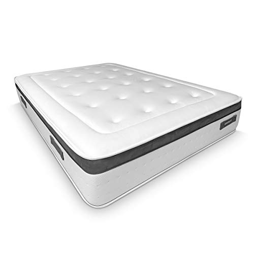 Duérmete Online - Colchón Viscoelástico Nature Biogel | Altura 29cm | Confort Máximo | Tejido Termorregulador, 135x180 Duérmete Online - Colchón Viscoelástico Nature Biogel | Altura 29cm | Confort Máximo | Tejido Termorregulador, 135x180