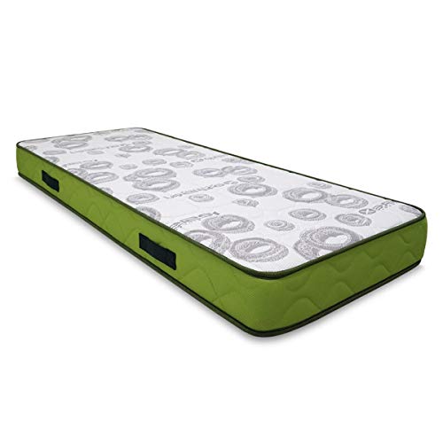Duérmete Online - HR Pack Colchón Artiflex Reversible + Almohada + Base Tapizada 3D Reforzada 5 Barras de Refuerzo y Válvulas de Ventilación con 6 Patas, Madera, Color Beige, 90x190 Duérmete Online - HR Pack Colchón Artiflex Reversible + Almohada + Base Tapizada 3D Reforzada 5 Barras de Refuerzo y Válvulas de Ventilación con 6 Patas, Madera, Color Beige, 90x190