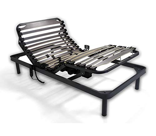 Duérmete Online Somier Articulado Reforzado 5 Planos + Colchón Artimat Plus + Juego Barandillas Metálicas Abatibles, Haya, 90x190 Duérmete Online Somier Articulado Reforzado 5 Planos + Colchón Artimat Plus + Juego Barandillas Metálicas Abatibles, Haya, 90x190