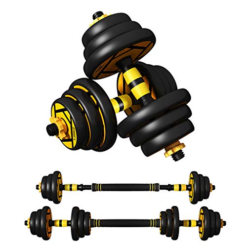 Dumbbells Juego de Mancuernas de Pesas Ajustables, Juego de Pesas de Pesas Libres de Hierro Fundido 3 en 1 con Varilla de conexión para Entrenamiento de Ejercicios en el hogar, Gimnasio y Oficina Dumbbells Juego de Mancuernas de Pesas Ajustables, Juego de Pesas de Pesas Libres de Hierro Fundido 3 en 1 con Varilla de conexión para Entrenamiento de Ejercicios en el hogar, Gimnasio y Oficina