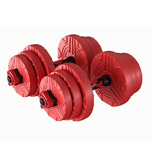 Dumbbells Juego de Pesas Ajustables con Mancuernas para el hogar para Hombres, combinación de Dos en uno, Juego de Mancuernas para Levantamiento de Pesas, Ejercicios para el hogar