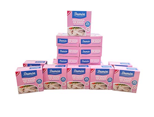 DUMON - NUEVO - 18 Unidades de 160 gr de Conservas de Pechugas de Pavo en su Propio Jugo o Agua. Alimento Enlatado Alto en Proteínas 29 gr cada porción de Pavo Natural. Abre Fácil. DUMON - NUEVO - 18 Unidades de 160 gr de Conservas de Pechugas de Pavo en su Propio Jugo o Agua. Alimento Enlatado Alto en Proteínas 29 gr cada porción de Pavo Natural. Abre Fácil.