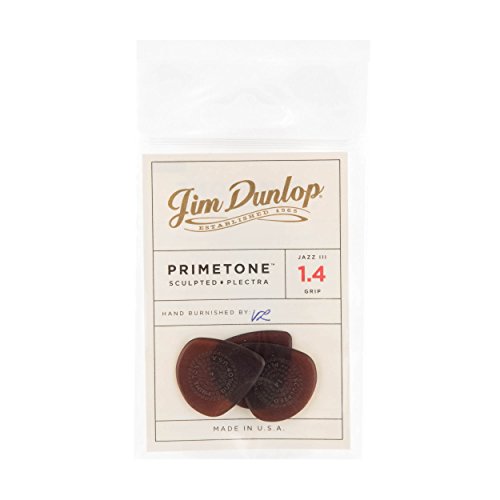 Dunlop 518p1.4 Primetone® Jazz III Plectra Esculpido, 1,4 mm, 3/reproductor de unidades