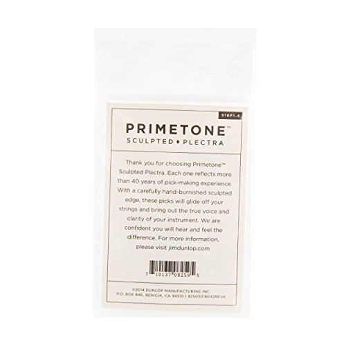 Dunlop 518p1.4 Primetone® Jazz III Plectra Esculpido, 1,4 mm, 3/reproductor de unidades Dunlop 518p1.4 Primetone® Jazz III Plectra Esculpido, 1,4 mm, 3/reproductor de unidades