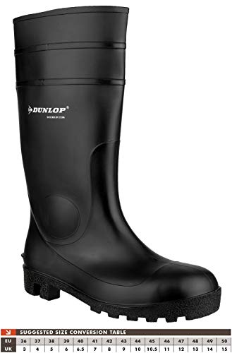 Dunlop Protective Footwear (DUO18) Dunlop Protomastor, Botas de Seguridad Unisex Adulto, Black, 43 EU Dunlop Protective Footwear (DUO18) Dunlop Protomastor, Botas de Seguridad Unisex Adulto, Black, 43 EU
