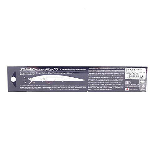 DUO Tide Minnow Slim 175 - Señuelo flotante para agua salada (17,5 cm, 27 g, CCC0807 Sardine ND) DUO Tide Minnow Slim 175 - Señuelo flotante para agua salada (17,5 cm, 27 g, CCC0807 Sardine ND)