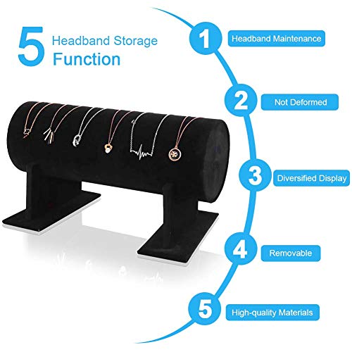 Duokon Diadema Rack Titular de la Pinza de Pelo Negro Diadema Organizador Soporte Holder Rack Pelo Joyería Accesorio de exhibición Duokon Diadema Rack Titular de la Pinza de Pelo Negro Diadema Organizador Soporte Holder Rack Pelo Joyería Accesorio de exhibición