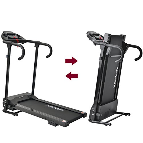 DuraB Cinta de Correr Motorizada Plegable Eléctrica para Correr, Trotar, Caminar, Máquina para Uso Doméstico, 12 Programas Previos, 98% Ensamblados - 1-10 km/h - 500 W - Inclinación Manual 3 Niveles DuraB Cinta de Correr Motorizada Plegable Eléctrica para Correr, Trotar, Caminar, Máquina para Uso Doméstico, 12 Programas Previos, 98% Ensamblados - 1-10 km/h - 500 W - Inclinación Manual 3 Niveles