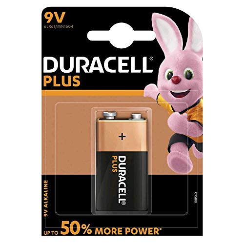 Duracell Plus Power 6LR61/MN1604, Batería alcalina, Transistor, 9V Duracell Plus Power 6LR61/MN1604, Batería alcalina, Transistor, 9V
