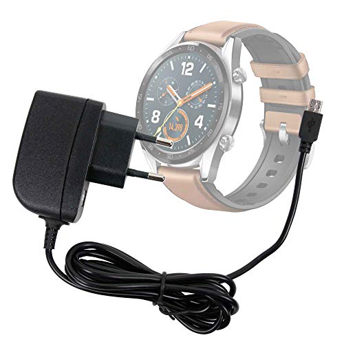 DURAGADGET Carcasa para Huawei Watch GT, Huawei Band 3 Pro - con Bolsillo De Rejilla Interno Y Separador Protector