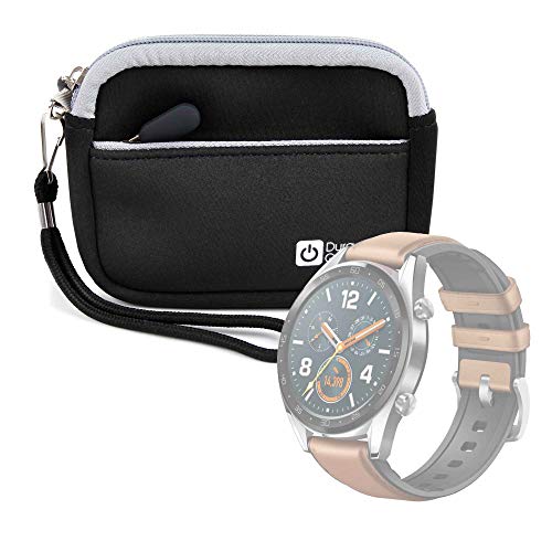 DURAGADGET Estuche De Neopreno Negro para Huawei Watch GT, Huawei Band 3 Pro + Correa Guardar Su Dispositivo! DURAGADGET Estuche De Neopreno Negro para Huawei Watch GT, Huawei Band 3 Pro + Correa Guardar Su Dispositivo!