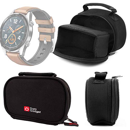 DURAGADGET Funda De Neopreno para Huawei Watch GT, Huawei Band 3 Pro + Gamuza Limpiadora - ¡Idónea para Viajes!