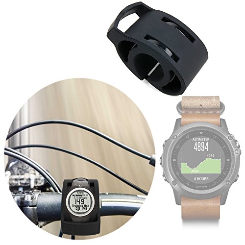 DURAGADGET Soporte para Smartwatch Garmin Fénix 3 / HR/Leather/Nylon/Titanium para Manillar De Bicicletas