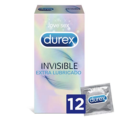 Durex Invisible Extra Lubricado 12 Preservativos