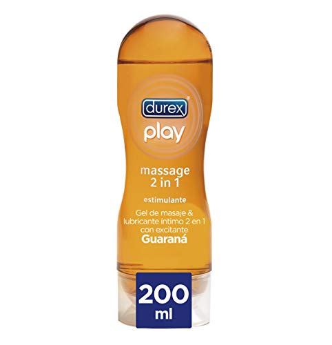 Durex Lubricante Play Massage 2 en 1 Gel de Masaje Corporal Erótico y Estimulante con Guaraná - 200 ml Durex Lubricante Play Massage 2 en 1 Gel de Masaje Corporal Erótico y Estimulante con Guaraná - 200 ml
