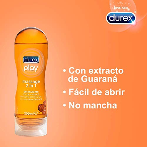 Durex Lubricantes Massage Pack 3 Unidades Aloe Vera + Estimulante + Sensual