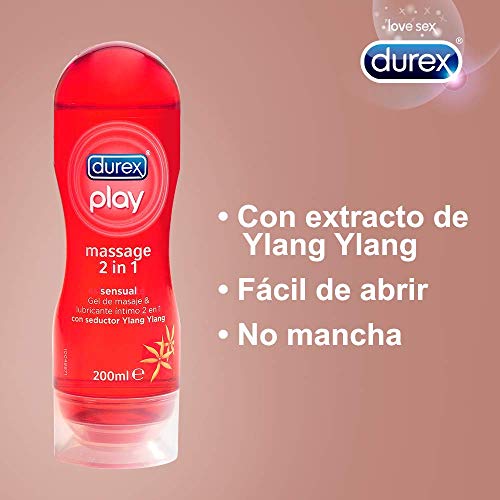 Durex Lubricantes Massage Pack 3 Unidades Aloe Vera + Estimulante + Sensual