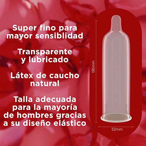 Durex Preservativos Super Finos Contacto Total - 12 condones