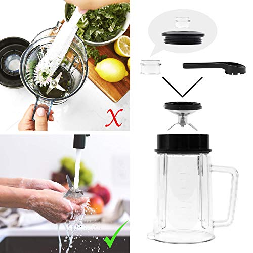 Duronic Bl1200T Batidora de Vaso 1200W con Jarra de 1,8L y Cuchillas Inoxidables ”“ Función Smoothie, Limpieza o Pulse y Picar Hielo Para Batidos, Zumos, Gazpacho y Bebidas Caseras