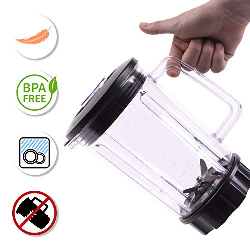 Duronic Bl1200T Batidora de Vaso 1200W con Jarra de 1,8L y Cuchillas Inoxidables ”“ Función Smoothie, Limpieza o Pulse y Picar Hielo Para Batidos, Zumos, Gazpacho y Bebidas Caseras Duronic Bl1200T Batidora de Vaso 1200W con Jarra de 1,8L y Cuchillas Inoxidables ”“ Función Smoothie, Limpieza o Pulse y Picar Hielo Para Batidos, Zumos, Gazpacho y Bebidas Caseras