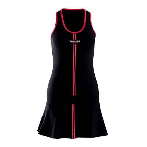 Duruss Vestido con Tirantes y Minishort, Mujeres, Negro, S