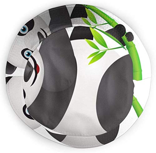 DUTRIX Lindo Panda Climb Bamboo Print Bucket Hat Pescador Pesca Gorra para el Sol para Mujeres Viajes