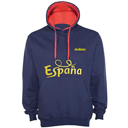 dvillena | Sudadera Gimnasia Ritmica España Mujer con Capucha y Bolsillo Canguro | Actividades Deportivas o Tiempo Libre | Sudadera para Niñas, Adolescentes o Adultos | Talla S