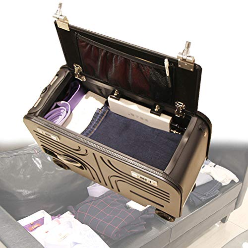 DXFK.AM Scooter Eléctrico de Maleta, Tripulado Portátil Viaje Llevar Equipaje para Viajar Caja de Almacenamiento Batería Desmontable,Oro,28 DXFK.AM Scooter Eléctrico de Maleta, Tripulado Portátil Viaje Llevar Equipaje para Viajar Caja de Almacenamiento Batería Desmontable,Oro,28
