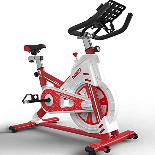 DXX-HR Ciclismo Indoor Bicicleta estática, Ciclos Estudio de Ejercicio de Entrenamiento Máquinas cardiovasculares Actividades Indoor Bicicleta de Spinning, Asiento Ajustable Manillar máxima de 100 kg